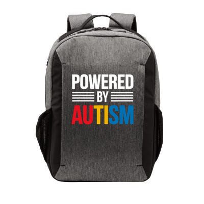 Powered By Autism For Autism Awareness Vector Backpack
