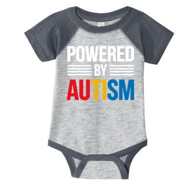 Powered By Autism For Autism Awareness Infant Baby Jersey Bodysuit