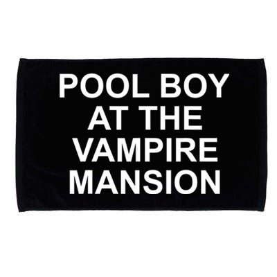 Pool Boy At The Vampire Mansion Microfiber Hand Towel