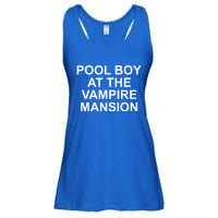 Pool Boy At The Vampire Mansion Ladies Essential Flowy Tank