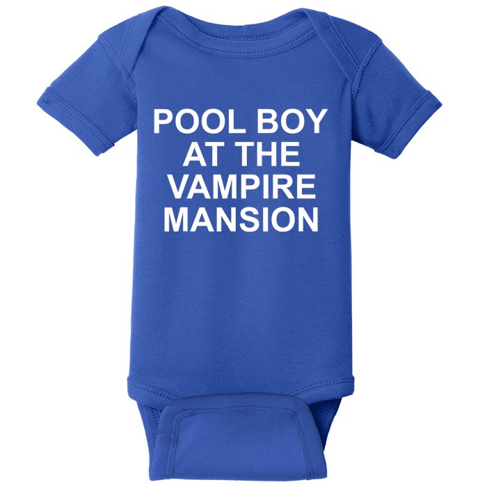 Pool Boy At The Vampire Mansion Baby Bodysuit