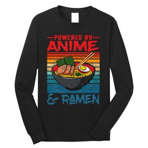 Powered By Anime & Ra Love Anime Noodles Long Sleeve Shirt