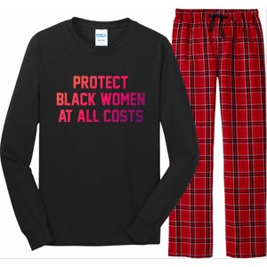 Protect Black At All Costs Gift Best Resist Long Sleeve Pajama Set