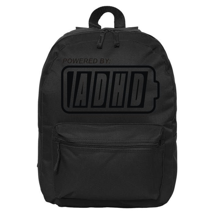 Powered By ADHD 16 in Basic Backpack