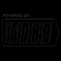 Powered By ADHD 16 in Basic Backpack