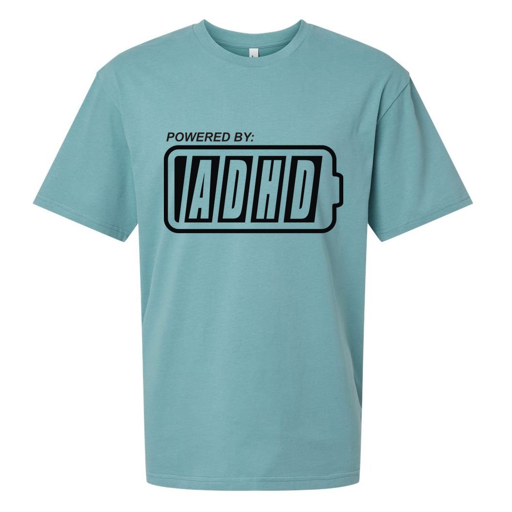 Powered By ADHD Sueded Cloud Jersey T-Shirt