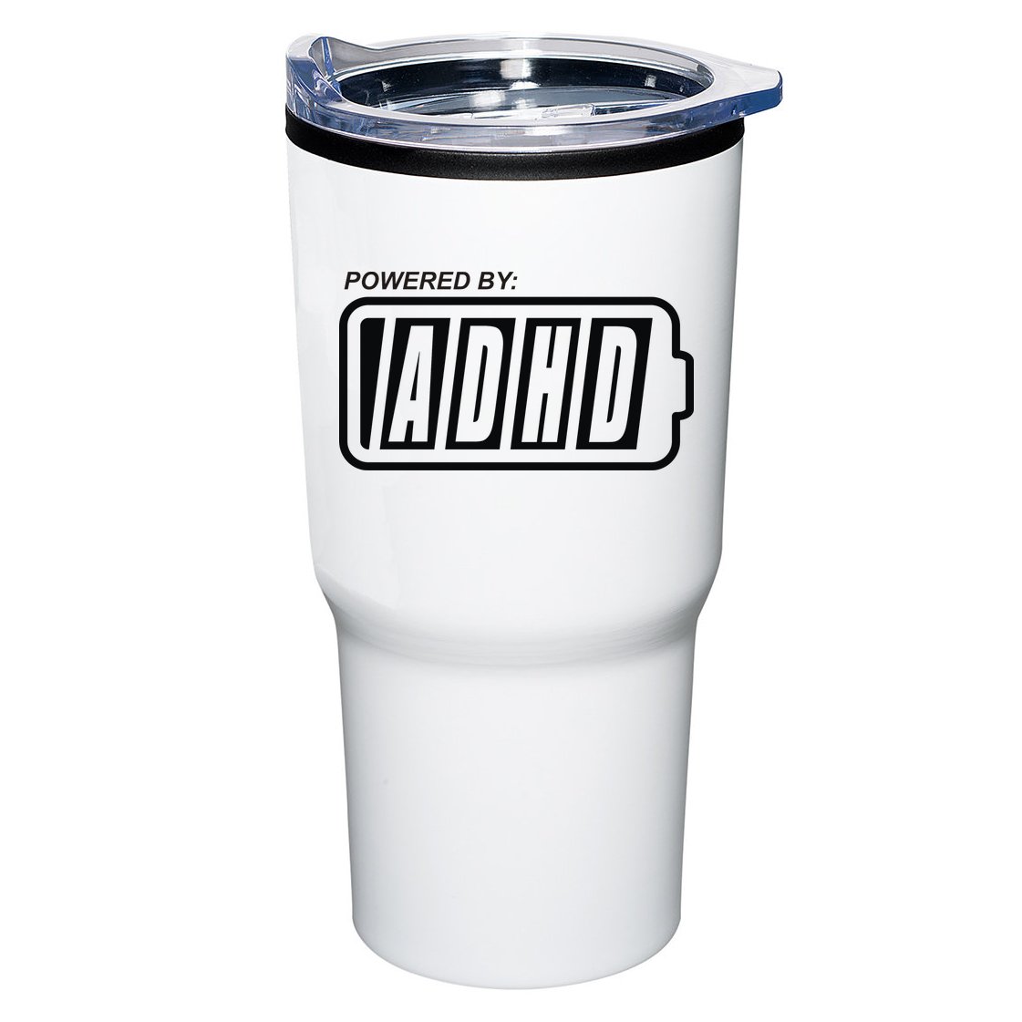 Powered By ADHD Tumbler