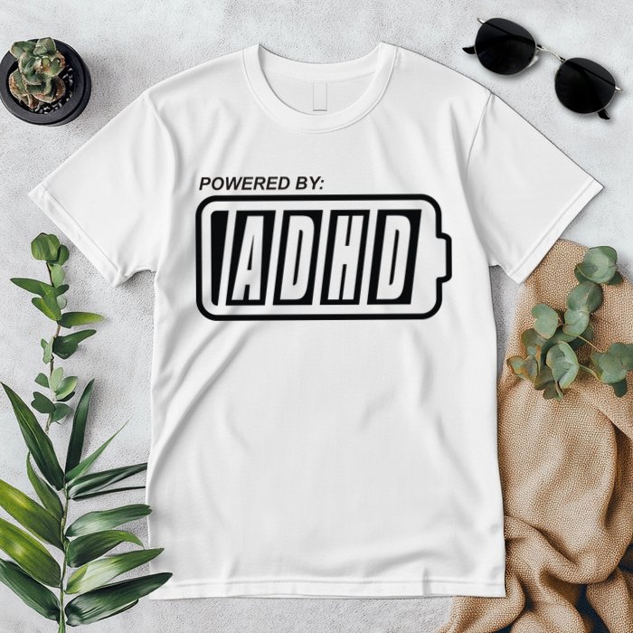 Powered By ADHD Premium T-Shirt