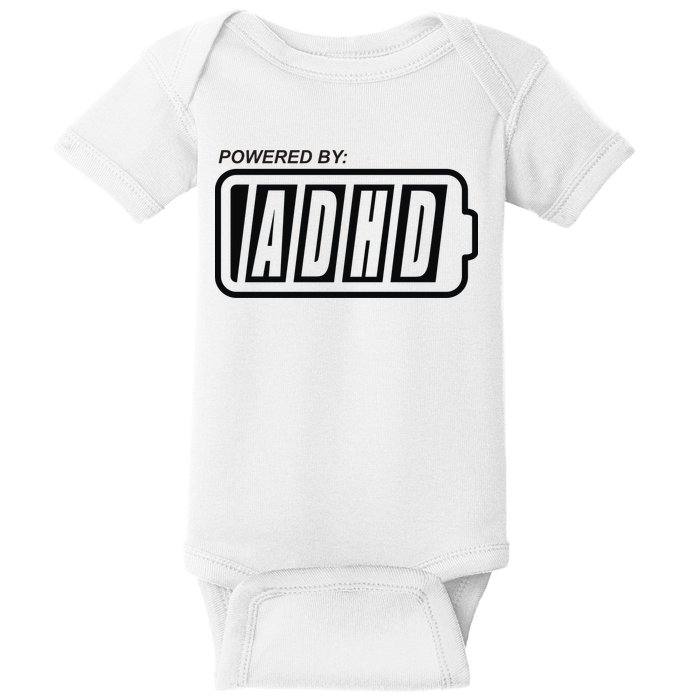 Powered By ADHD Baby Bodysuit