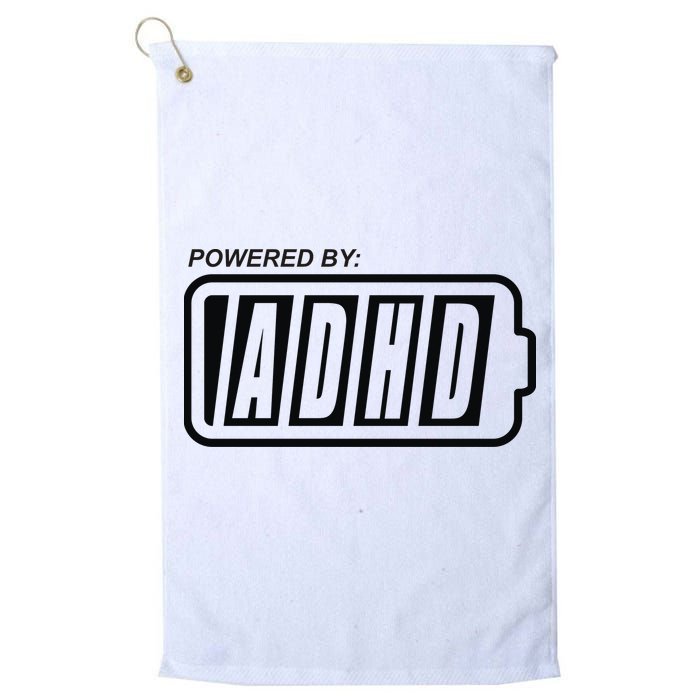 Powered By ADHD Golf Towel