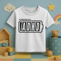 Powered By ADHD Toddler T-Shirt