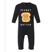 Peanut Butter And Jelly Best Friend Matching Infant Fleece One Piece