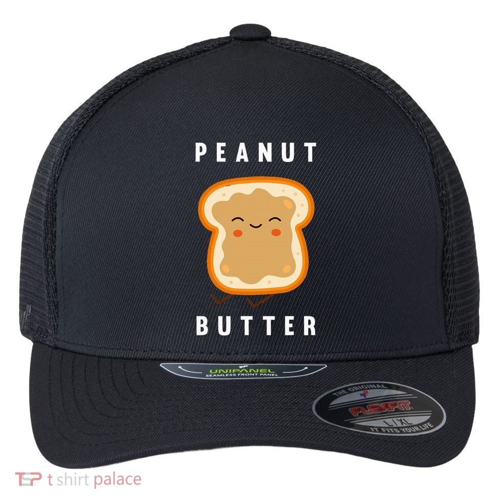 Peanut Butter And Jelly Best Friend Matching Flexfit Unipanel Trucker Cap