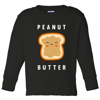Peanut Butter And Jelly Best Friend Matching Toddler Long Sleeve Shirt