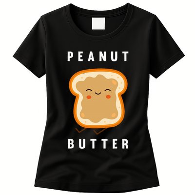 Peanut Butter And Jelly Best Friend Matching Womens T-Shirt