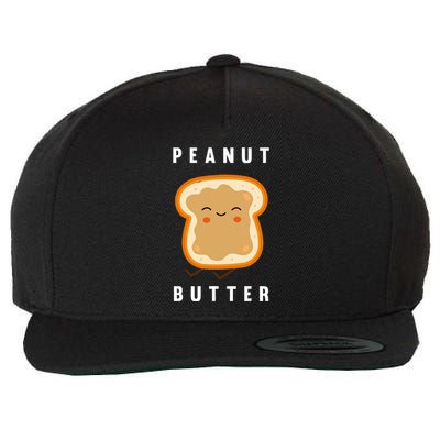 Peanut Butter And Jelly Best Friend Matching Wool Snapback Cap