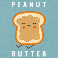 Peanut Butter And Jelly Best Friend Matching Sueded Cloud Jersey T-Shirt