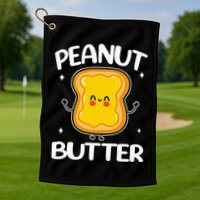 Peanut Butter And Jelly Halloween Costumes Couple Matching Golf Towel