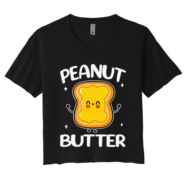 Peanut Butter And Jelly Halloween Costumes Couple Matching Women's Crop Top Tee