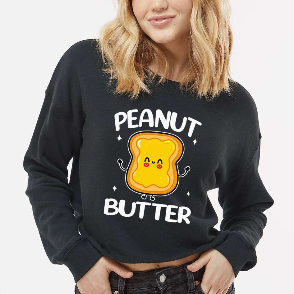Peanut Butter And Jelly Halloween Costumes Couple Matching Cropped Pullover Crew