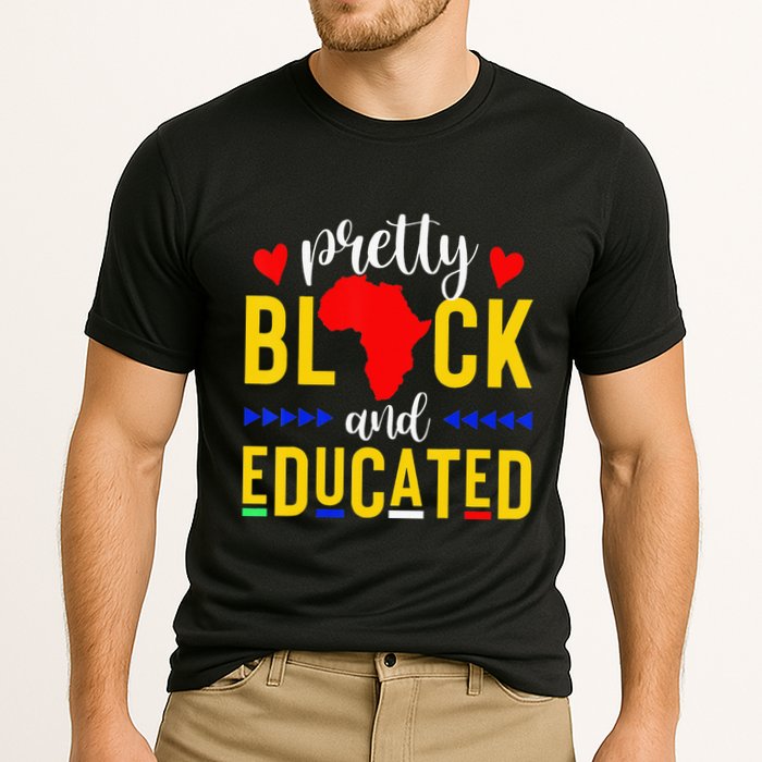 Pretty Black and Educated I Am The Strong African Queen  Cooling Performance Crew T-Shirt