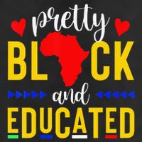 Pretty Black and Educated I Am The Strong African Queen  Adult Drive Performance Visor