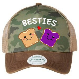 Peanut Butter And Jelly Best Friends Cartoon Food Legacy Tie Dye Trucker Hat