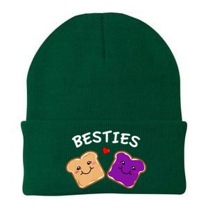 Peanut Butter And Jelly Best Friends Cartoon Food Knit Cap Winter Beanie