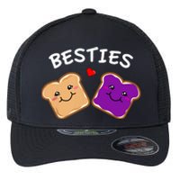 Peanut Butter And Jelly Best Friends Cartoon Food Flexfit Unipanel Trucker Cap