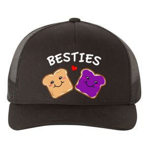 Peanut Butter And Jelly Best Friends Cartoon Food Yupoong Adult 5-Panel Trucker Hat