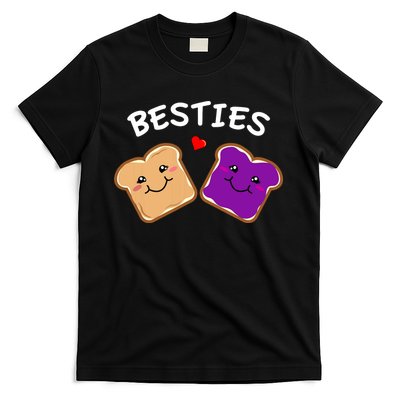 Peanut Butter And Jelly Best Friends Cartoon Food T-Shirt
