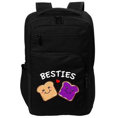 Peanut Butter And Jelly Best Friends Cartoon Food Impact Tech Backpack