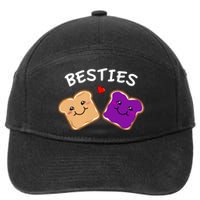 Peanut Butter And Jelly Best Friends Cartoon Food 7-Panel Snapback Hat