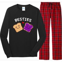 Peanut Butter And Jelly Best Friends Cartoon Food Long Sleeve Pajama Set