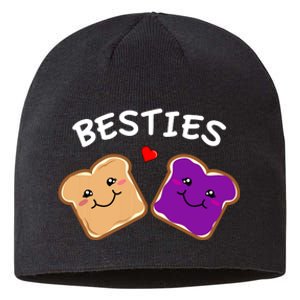 Peanut Butter And Jelly Best Friends Cartoon Food Sustainable Beanie