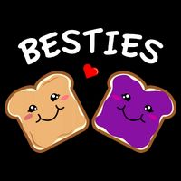 Peanut Butter And Jelly Best Friends Cartoon Food 16 in Basic Backpack