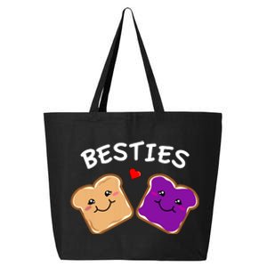 Peanut Butter And Jelly Best Friends Cartoon Food 25L Jumbo Tote