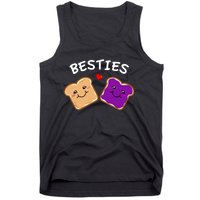 Peanut Butter And Jelly Best Friends Cartoon Food Tank Top