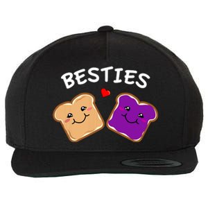 Peanut Butter And Jelly Best Friends Cartoon Food Wool Snapback Cap