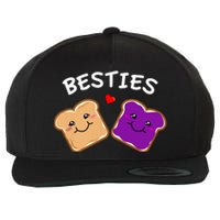 Peanut Butter And Jelly Best Friends Cartoon Food Wool Snapback Cap