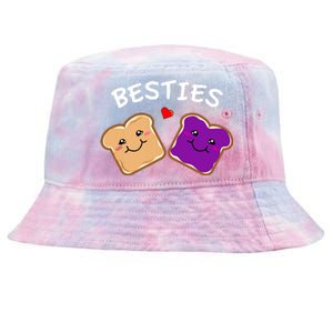 Peanut Butter And Jelly Best Friends Cartoon Food Tie-Dyed Bucket Hat