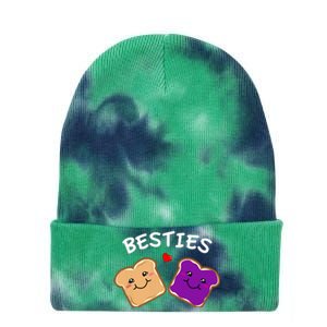 Peanut Butter And Jelly Best Friends Cartoon Food Tie Dye 12in Knit Beanie