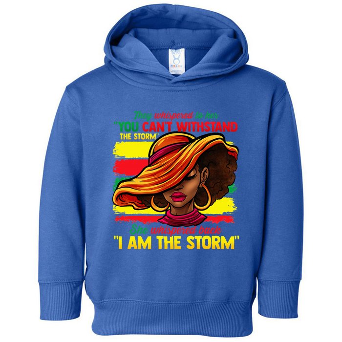 Proud Black African American Ladies Toddler Hoodie