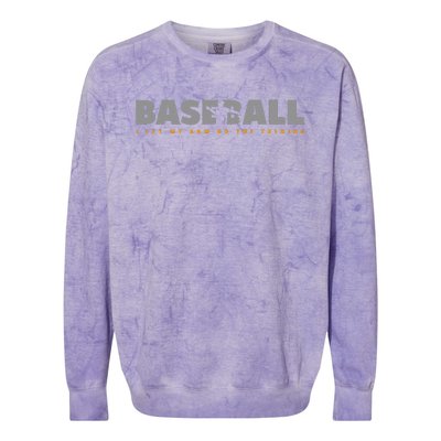 Pitcher Baseball Apparel Baseball Colorblast Crewneck Sweatshirt