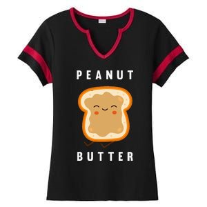 Peanut Butter And Jelly Best Friend Matching Ladies Halftime Notch Neck Tee