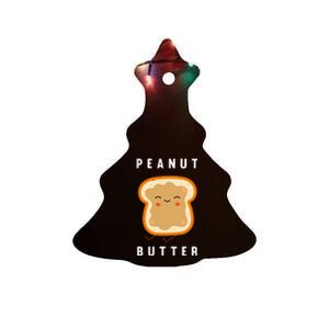 Peanut Butter And Jelly Best Friend Matching Ceramic Tree Ornament