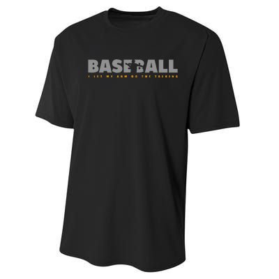 Pitcher Baseball Apparel Baseball funny sports Performance Sprint T-Shirt