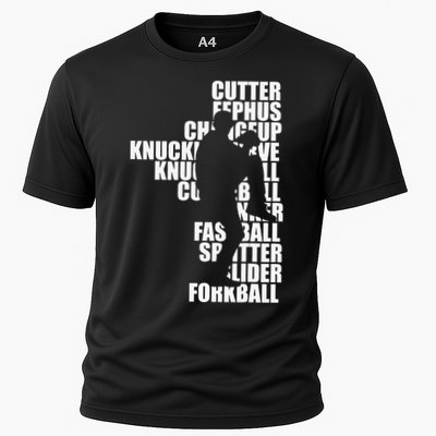Pitcher Baseball Apparel Baseball Cooling Performance Crew T-Shirt