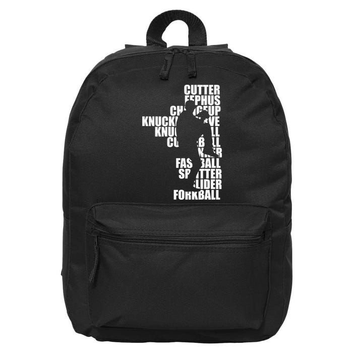 Pitcher Baseball Apparel Baseball 16 in Basic Backpack