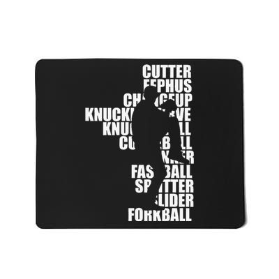 Pitcher Baseball Apparel Baseball Mousepad